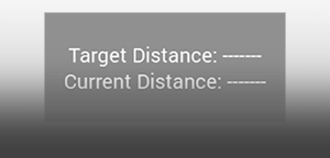 Measures the distance travelled.