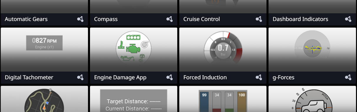 BeamNG HUD Apps