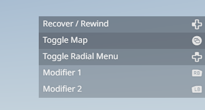 Displays helpful input hints depending on the situation