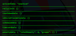 UI for the rally debug.
