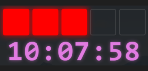 UI for the rally countdown.