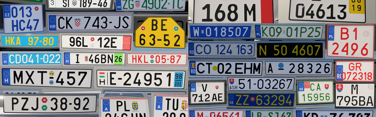 Central Europe Plates