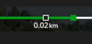 UI for the rally stage progress.
