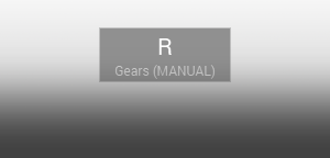 Displays current manual or automatic gear. Click the label to swap Automatic and Manual gearbox display.