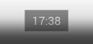 Displays current system time.